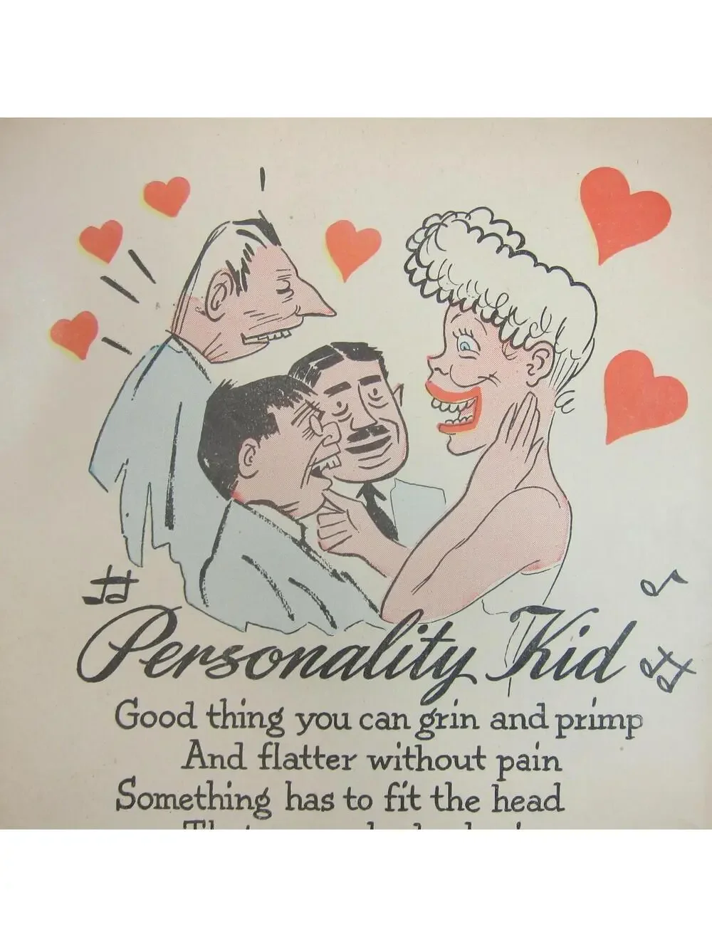 Vintage Vinegar Valentine Personality Kid Penny Dreadful Sarcasm Insult Ephemera